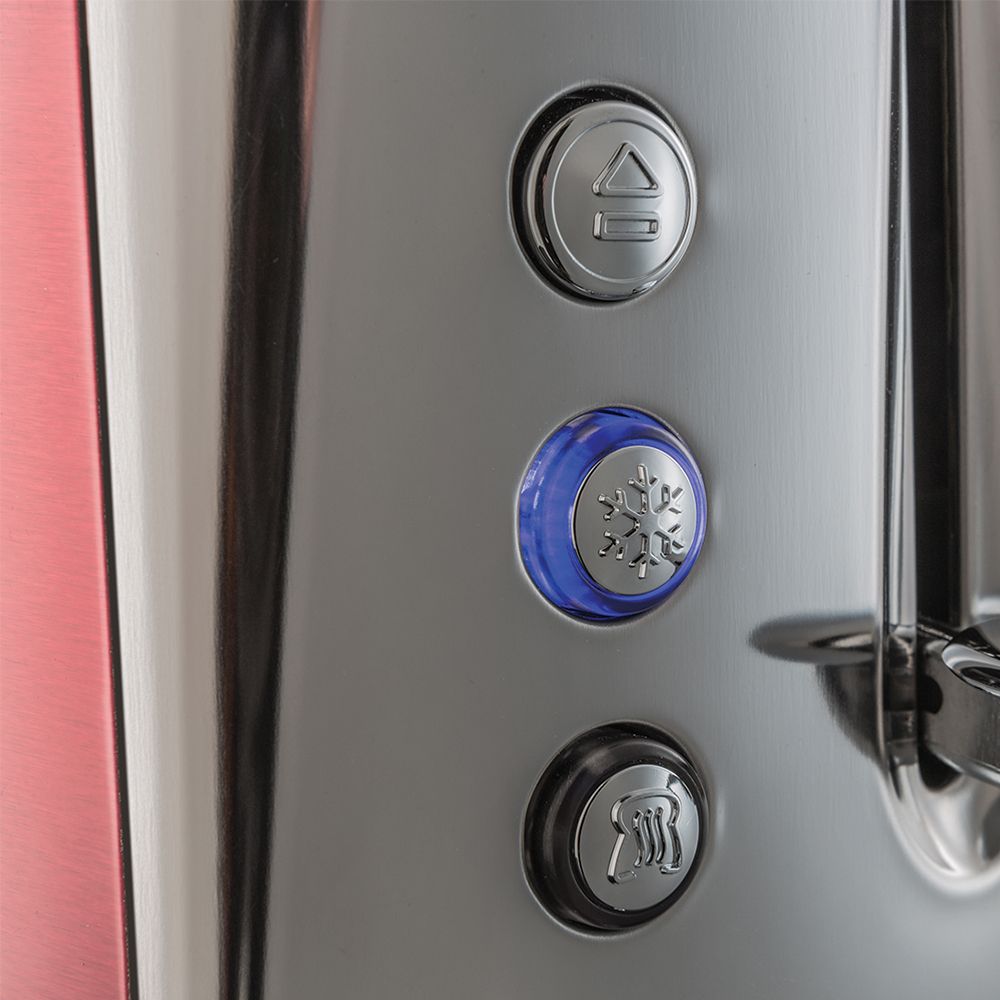 Russell Hobbs Luna 2 Slice Toaster Solar Red - Image 4