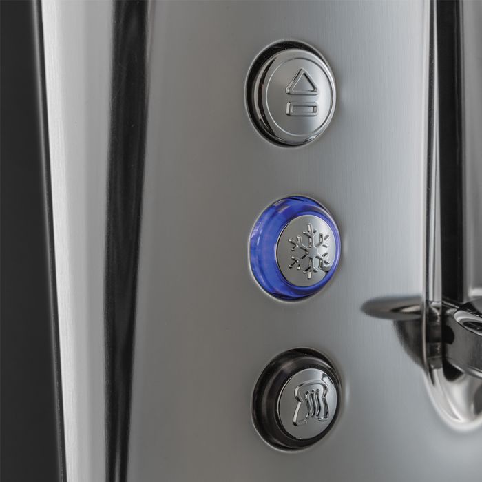 Russell Hobbs Luna 2 Slice Toaster Grey - Image 4