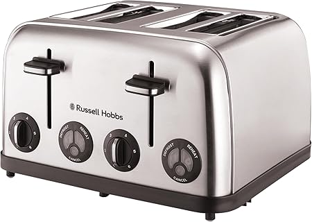 Russell Hobbs Stainless Steel 4-Slice Toaster
