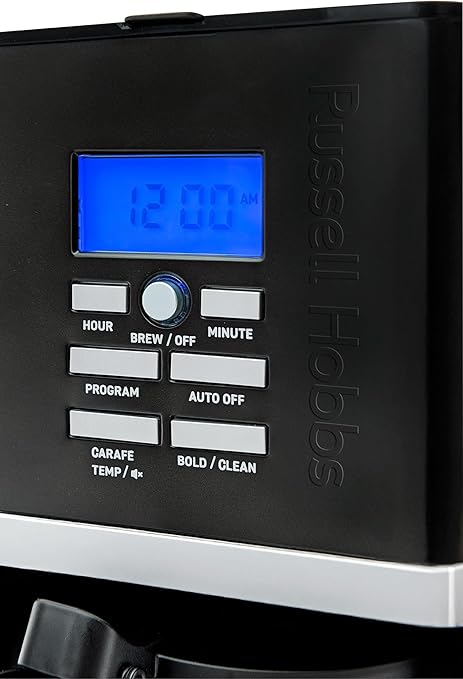 Russell Hobbs Nexus Digital Coffee Maker, Black - Image 3