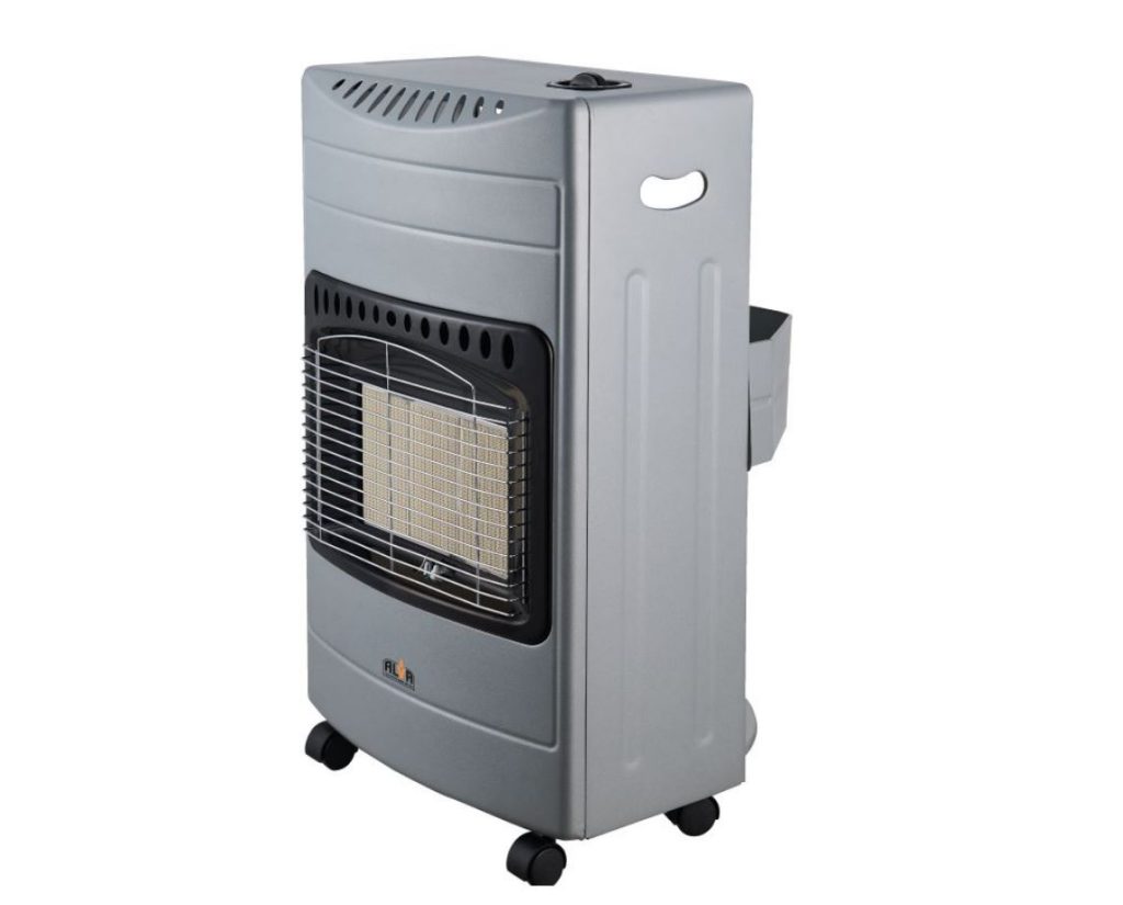 Alva 3 Panel Luxurious Infrared Radiant Indoor Gas Heater Grey