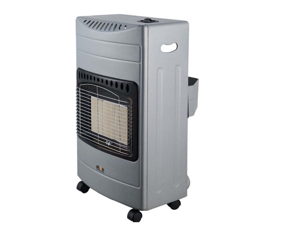 Alva 3 Panel Luxurious Infrared Radiant Indoor Gas Heater Grey