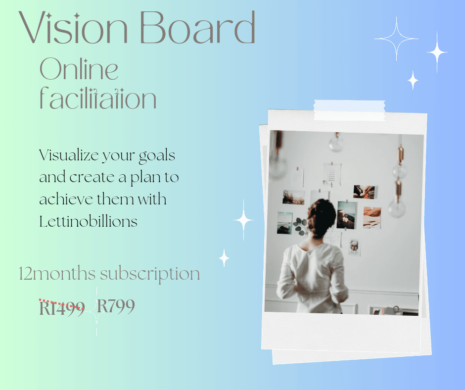 Vision board facilitation