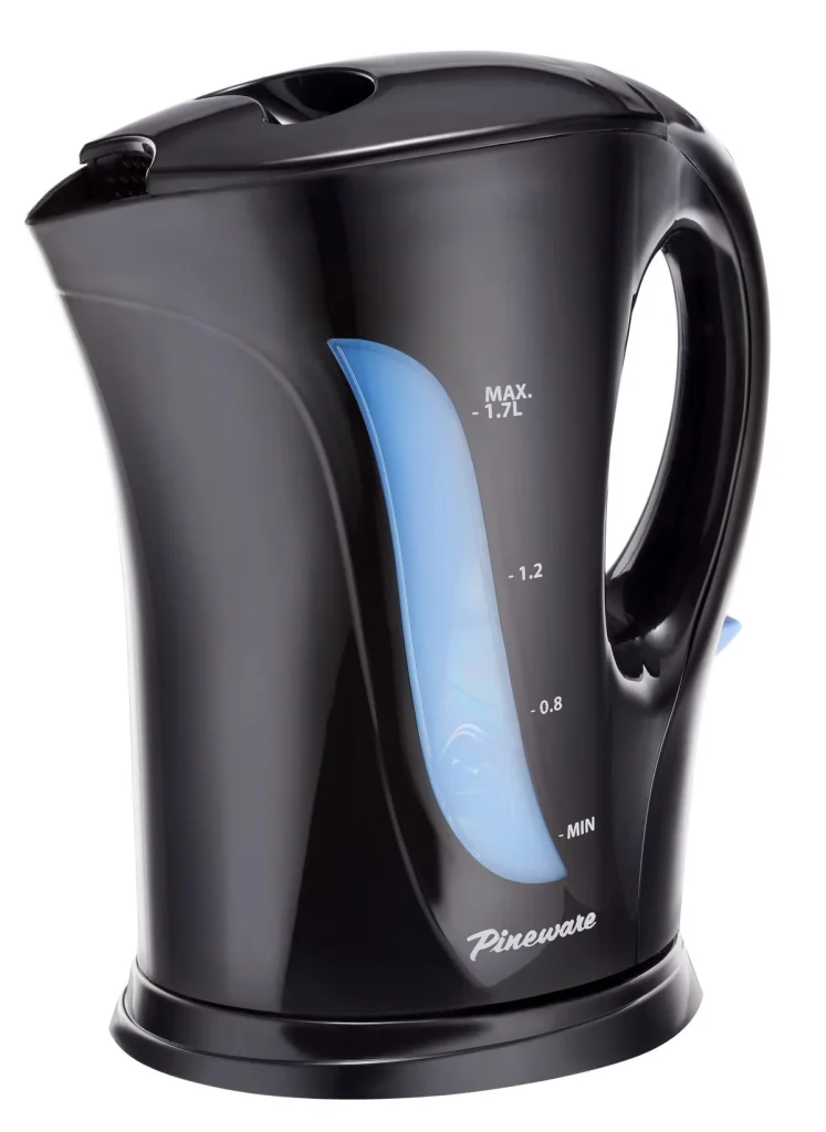 Pineware Black 1.7L Cordless Kettle - PCPK03 (857996)