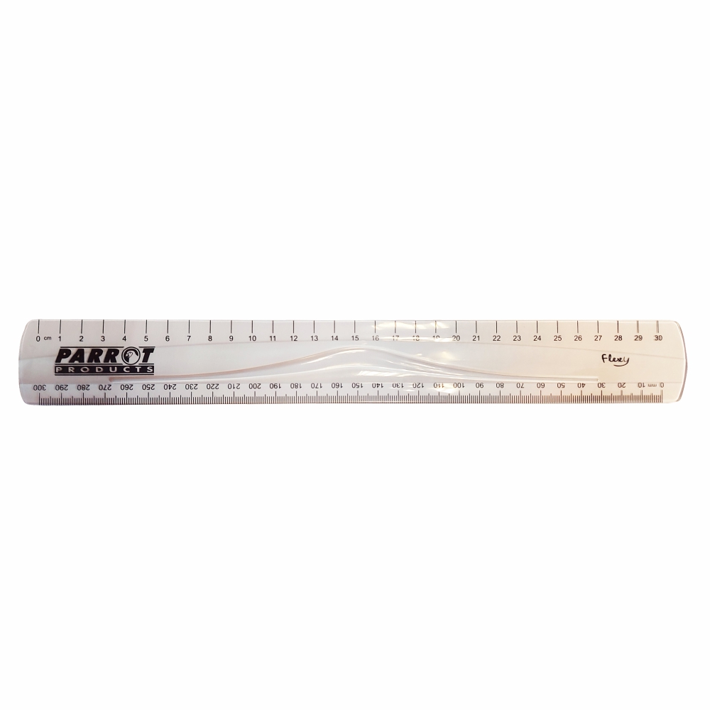 Parrot Flexible Ruler 30cm Clear - Image 3