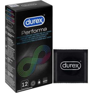 Durex 12's, Delay Climax, Lubricated Condoms, Performa