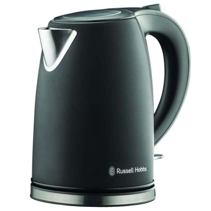 Russell Hobbs 1.7L Matte Stainless Kettle Black - Image 3