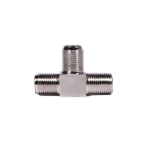 Aerial King F Connector T-Piece Coaxial Splitter