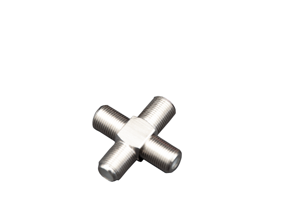 Aerial King Multiple F Connector Coaxial Adapter