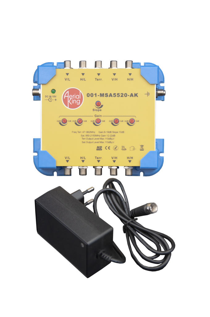 Mswitch Launch Amp 20Db 5 In 5 Out