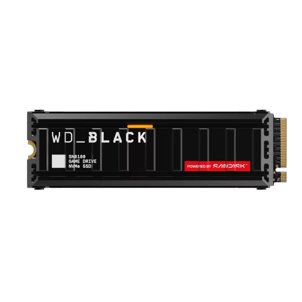 SanDisk WD BLACK SN8100 M.2 NVMe™ 2TB SSD with Heatsink
