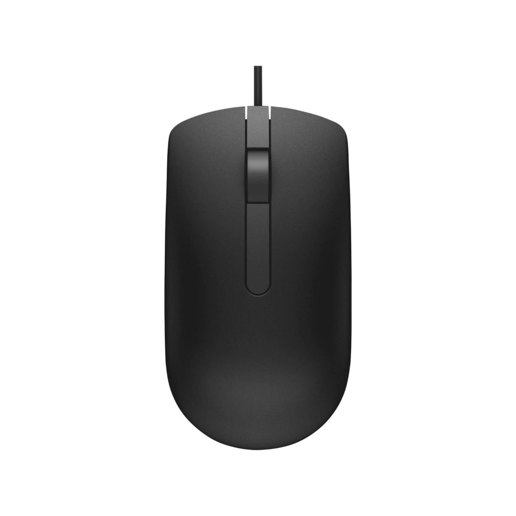 Dell MS116 Black Ambidextrous USB Mouse
