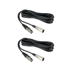 NearStream Balanced XLR Male to Female Microphone Cable 2m - 2 pack
