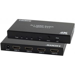 Aerial King HDMI 2.0 Switcher 3 In 1 Out